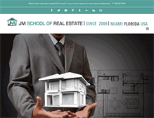 Tablet Screenshot of jmrealtyschool.com
